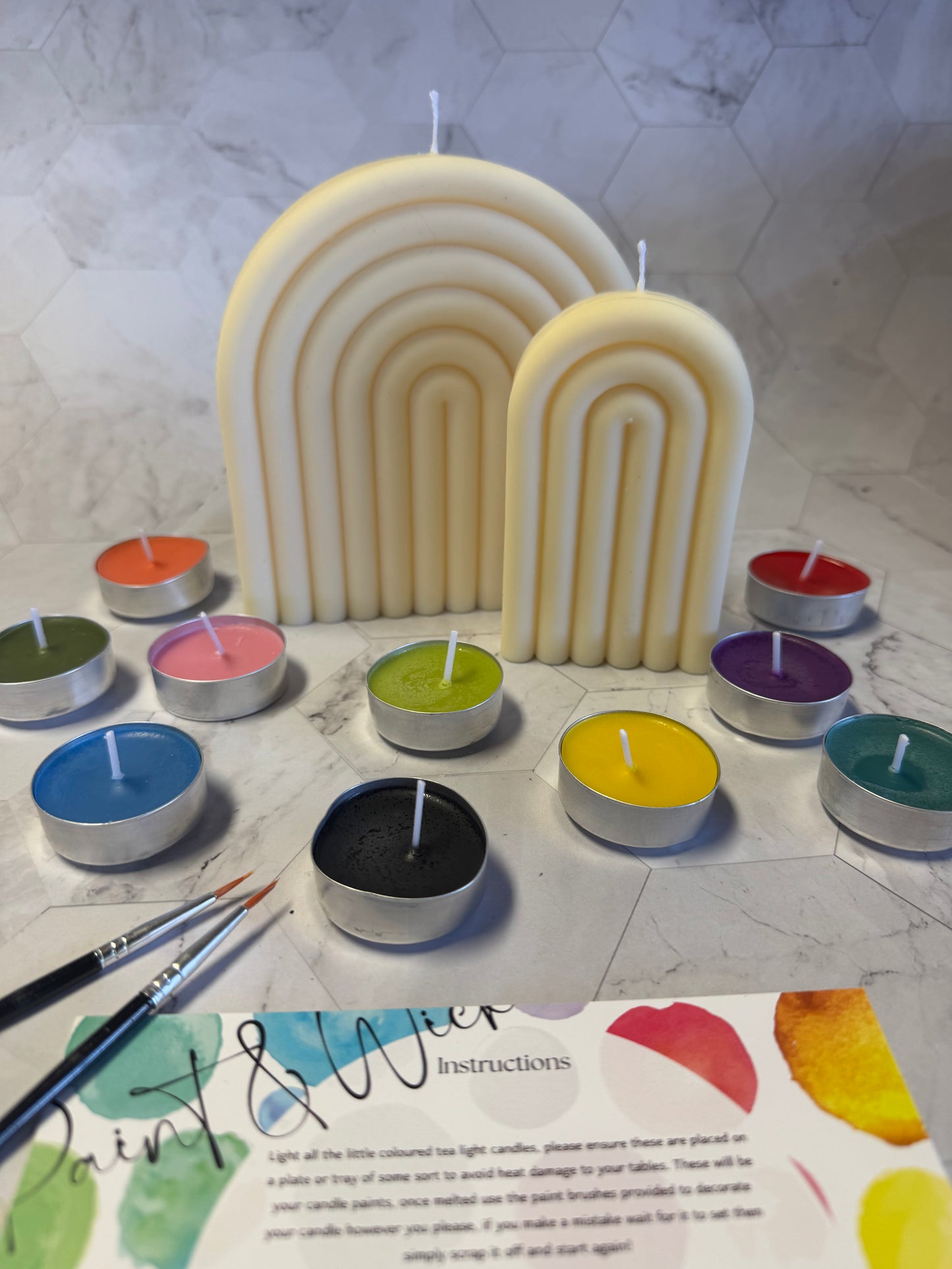 Paint & Wick Rainbow Set