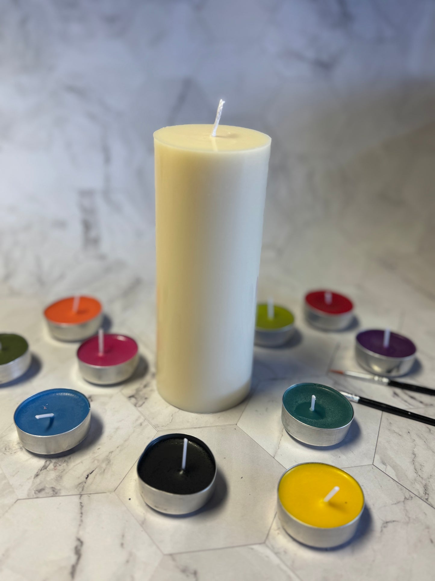 Paint & Wick - Extra Pillar Candle