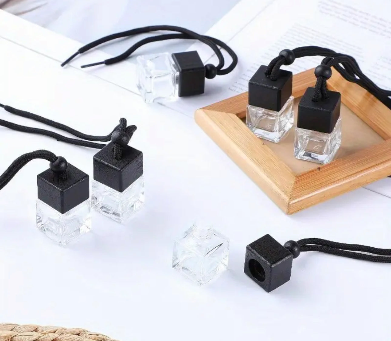 Cube Style Car Diffuser- Black LID