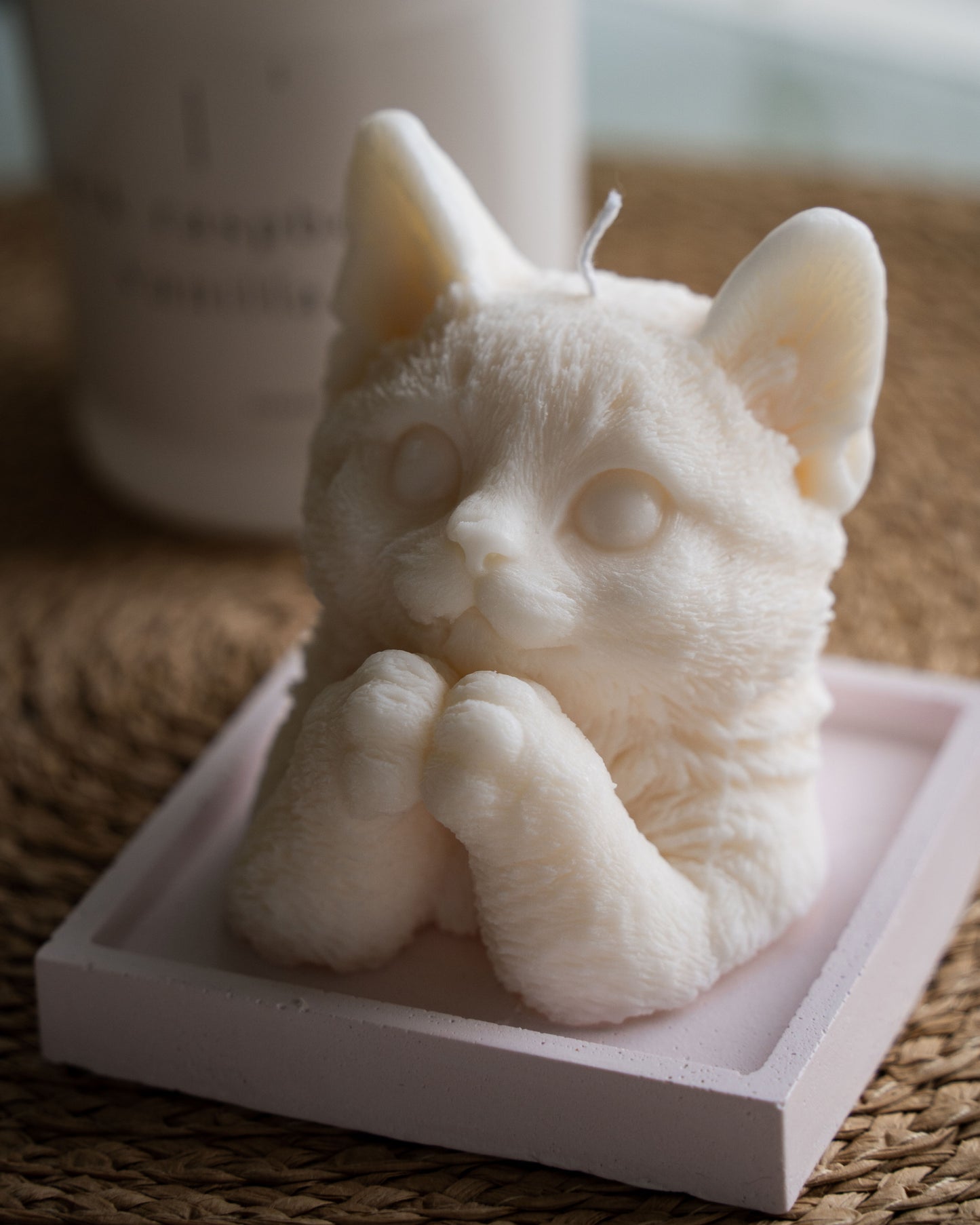 Kitten Candle
