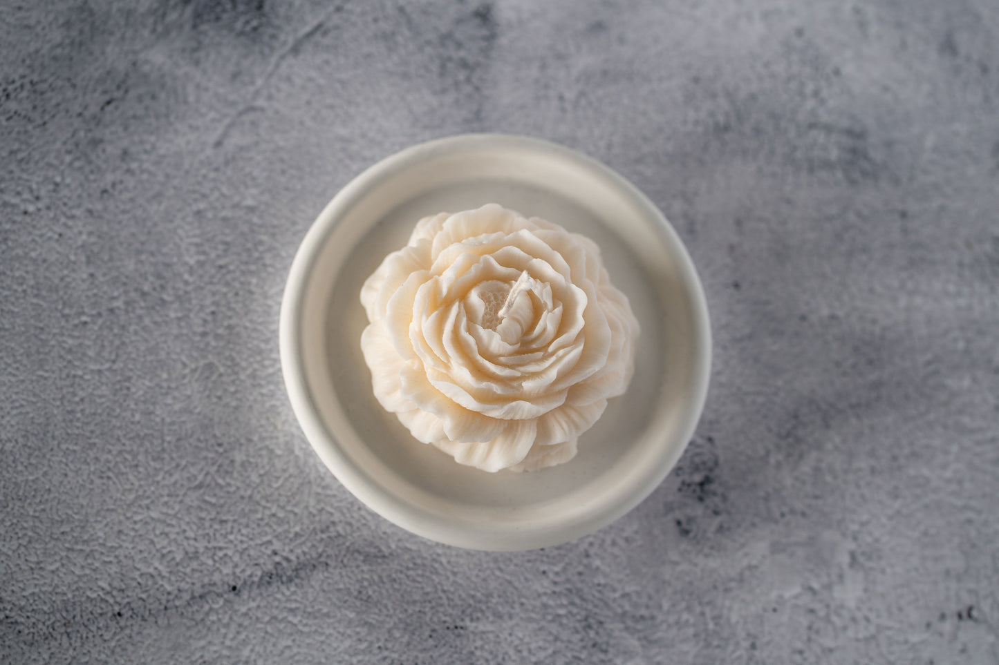 Peony Flower Candle
