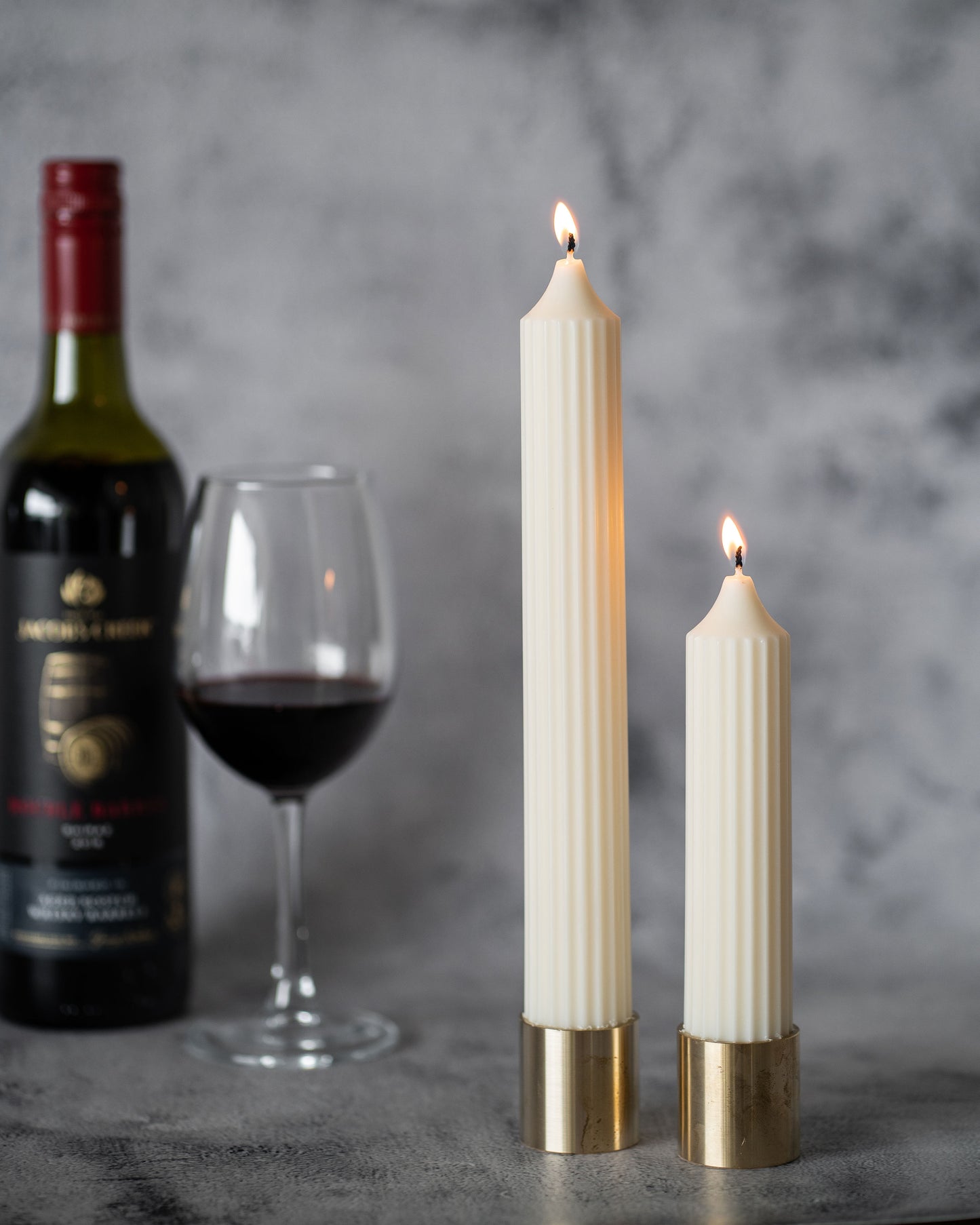 Créneau Pillar Candles - Set of Two